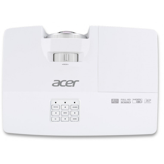 Короткофокусный проектор для домашнего кинотеатра Acer H6517ST (DLP, Full HD, 3000 ANSI Lm) (MR.JLA11.001) Короткофокусный проектор для домашнего кинотеатра Acer H6517ST (DLP, Full HD, 3000 ANSI Lm) (MR.JLA11.001)