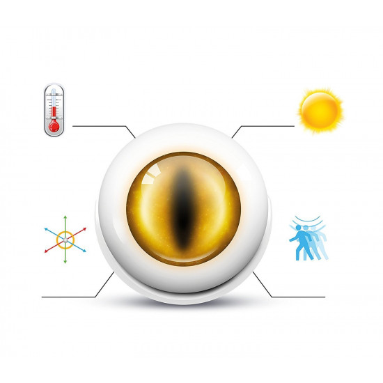 Detector of the movement, temperature, lighting and vibration of Fibaro Detector of the movement, temperature, lighting and vibration of Fibaro