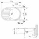 Кухонная мойка Franke ROG 611 белый (114.0381.062) Кухонная мойка Franke ROG 611 белый (114.0381.062)