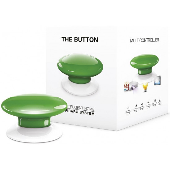 Кнопка управления Z-Wave Fibaro The Button green (зеленая) Кнопка управления Z-Wave Fibaro The Button green (зеленая)