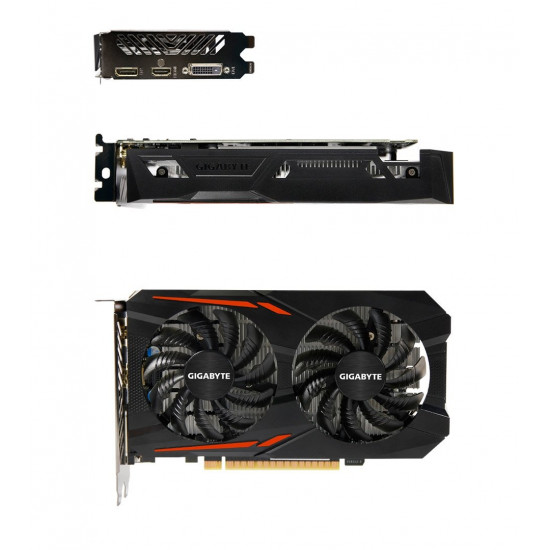 Video card GIGABYTE GeForce GTX 1050 Ti 4GB DDR5 OC (GV-N105TOC-4GD) Video card GIGABYTE GeForce GTX 1050 Ti 4GB DDR5 OC (GV-N105TOC-4GD)