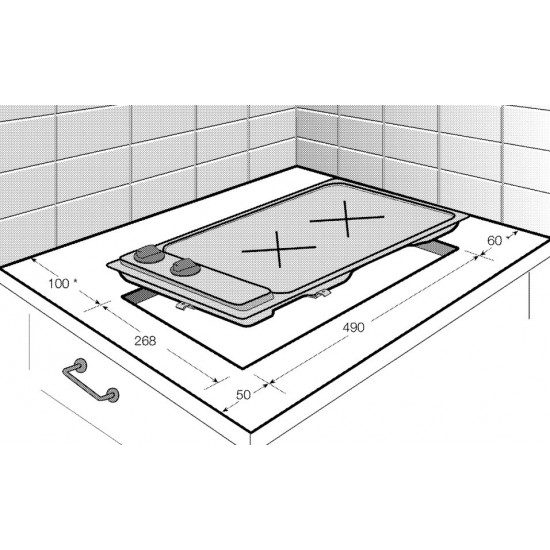Cooking surface of Beko HDCC32200X Cooking surface of Beko HDCC32200X