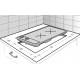 Cooking surface of Beko HDCC32200X Cooking surface of Beko HDCC32200X