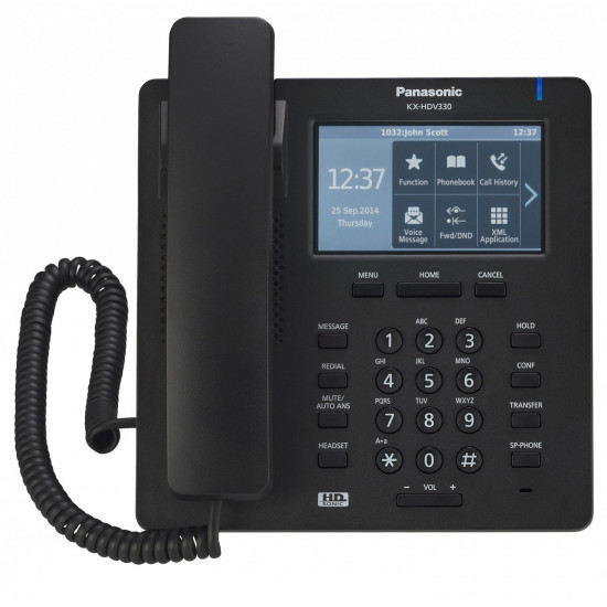 Wire Panasonic KX-HDV330RUB Black IP phone Wire Panasonic KX-HDV330RUB Black IP phone