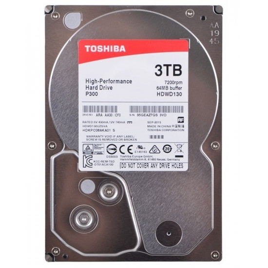 Hard drive internal TOSHIBA 3.5