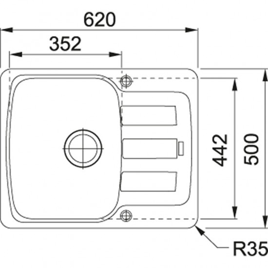 Кухонная мойка Franke AZG 611-62 Графит (114.0499.155) Кухонная мойка Franke AZG 611-62 Графит (114.0499.155)