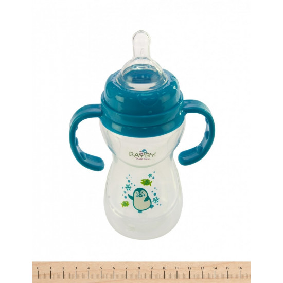 Бутылочка для кормления Bayby BFB6106 240ml 6м+ синий (BFB6106) Бутылочка для кормления Bayby BFB6106 240ml 6м+ синий (BFB6106)
