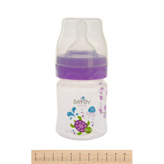 Бутылочка для кормления Bayby BFB6100 120ml 0м+ фиолетовый (BFB6100) Бутылочка для кормления Bayby BFB6100 120ml 0м+ фиолетовый (BFB6100)