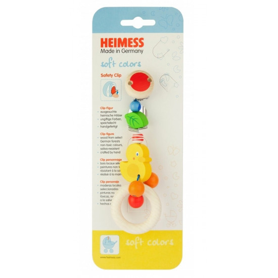 Кліпса для пустушки Heimess Качечка (736100) Кліпса для пустушки Heimess Качечка (736100)
