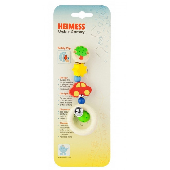 Кліпса для пустушки Heimess Машинка (762960) Кліпса для пустушки Heimess Машинка (762960)
