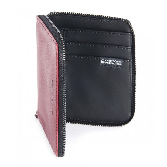 Purse leather Tucano Sicuro Premium Wallet (red) Purse leather Tucano Sicuro Premium Wallet (red)