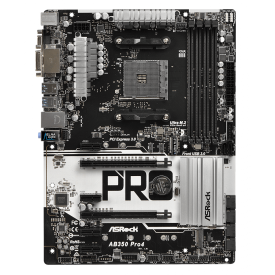 Материнська плата ASROCK AB350 PRO4 Материнська плата ASROCK AB350 PRO4