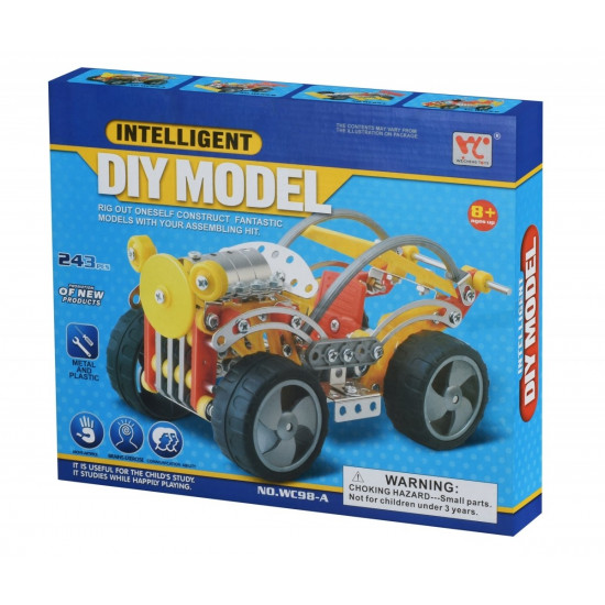 Конструктор металлический Same Toy Inteligent DIY Model 243 элемента (WC98AUt) Конструктор металлический Same Toy Inteligent DIY Model 243 элемента (WC98AUt)