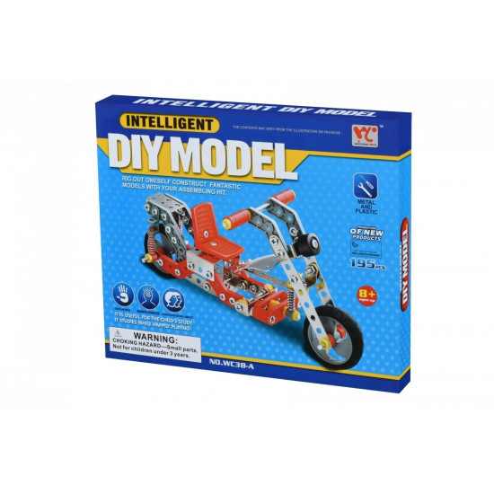 Конструктор металлический Same Toy Inteligent DIY Model Мопед 195 элементов (WC38AUt) Конструктор металлический Same Toy Inteligent DIY Model Мопед 195 элементов (WC38AUt)
