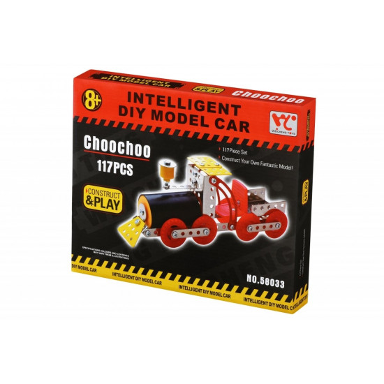 Конструктор металевий Same Toy Inteligent DIY Model Car Паровоз 117 елементів (58033Ut) Конструктор металевий Same Toy Inteligent DIY Model Car Паровоз 117 елементів (58033Ut)