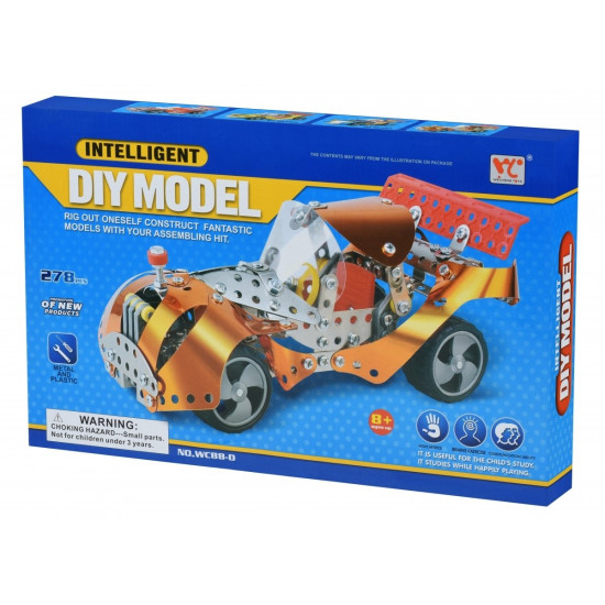 Конструктор металевий Same Toy Inteligent DIY Model 278 елементів (WC88DUt) Конструктор металевий Same Toy Inteligent DIY Model 278 елементів (WC88DUt)