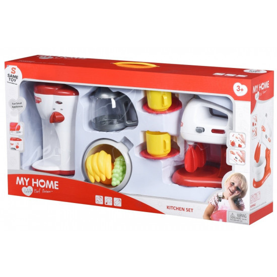 Игровой набор Same Toy My Home Little Chef Dream Кухонный миксер и кофеварка (3202Ut) Игровой набор Same Toy My Home Little Chef Dream Кухонный миксер и кофеварка (3202Ut)