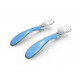 A set of silicone spoons for feeding of Nuvita Easy Eating of 6 m + 2 pieces. Blue (NV8480Blue) A set of silicone spoons for feeding of Nuvita Easy Eating of 6 m + 2 pieces. Blue (NV8480Blue)