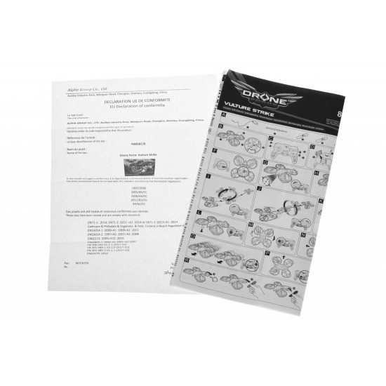 Дрон Auldey Drone Force ракетный защитник Vulture Strike (YW858170 ) Дрон Auldey Drone Force ракетный защитник Vulture Strike (YW858170 )