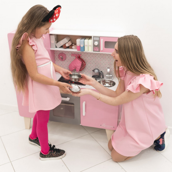 Игровой набор Janod Кухня розовая (J06571) Игровой набор Janod Кухня розовая (J06571)