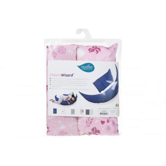 Аксесуар для подушки Nuvita DreamWizard (наволочка/чохол) Рожевий NV7101Pink (NV7101PINK) Аксесуар для подушки Nuvita DreamWizard (наволочка/чохол) Рожевий NV7101Pink (NV7101PINK)