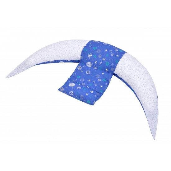 Аксесуар для подушки Nuvita DreamWizard (наволочка/чохол) Синій NV7101Blue (NV7101BLUE) Аксесуар для подушки Nuvita DreamWizard (наволочка/чохол) Синій NV7101Blue (NV7101BLUE)