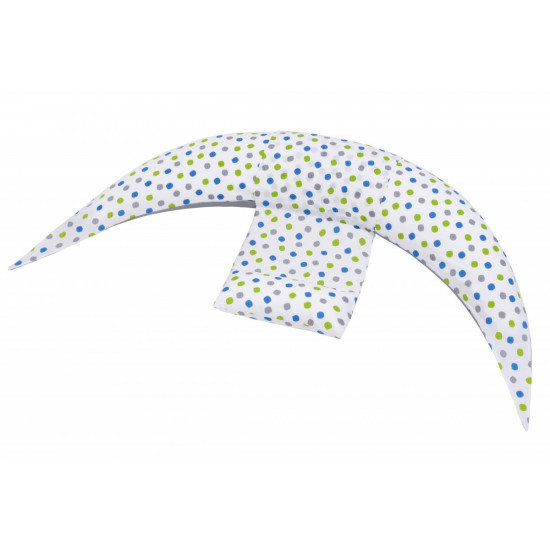 Подушка для беременных Nuvita 10 в 1 DreamWizard Белая с точками NV7100Dots (NV7100DOTS) Подушка для беременных Nuvita 10 в 1 DreamWizard Белая с точками NV7100Dots (NV7100DOTS)