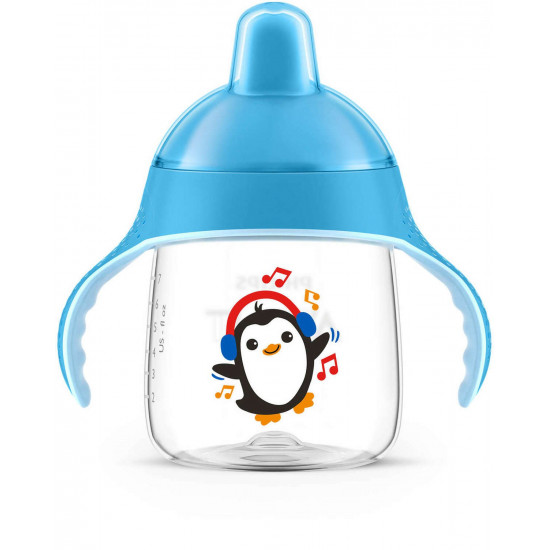 Avent no-spill cup with a firm nose of blue 260 ml 12 + 1 piece (SCF753/05) Avent no-spill cup with a firm nose of blue 260 ml 12 + 1 piece (SCF753/05)