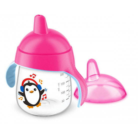 Avent no-spill cup with a firm nose of pink 260 ml 12 + 1 piece (SCF753/07) Avent no-spill cup with a firm nose of pink 260 ml 12 + 1 piece (SCF753/07)