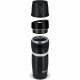 Lamart thermos black with a white band of 0.48 l (LT4052) Lamart thermos black with a white band of 0.48 l (LT4052)