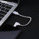 Кабель Remax 2in1 Lightning & Audio Adaptor Data/Charge 15 см white Кабель Remax 2in1 Lightning & Audio Adaptor Data/Charge 15 см white