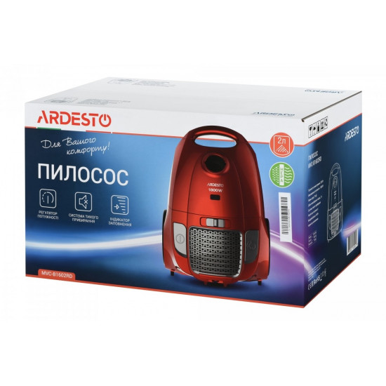 Пылесос Ardesto MVC-B1602RD Пылесос Ardesto MVC-B1602RD