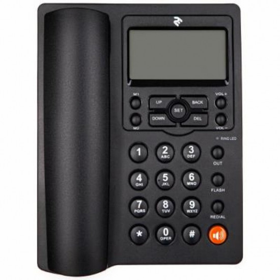 Phone cord 2E AP-410 Black Phone cord 2E AP-410 Black