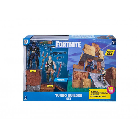 Ігрова колекційна фігурка Fortnite Turbo Builder Set Jonesy and Raven, набір (FNT0036) Ігрова колекційна фігурка Fortnite Turbo Builder Set Jonesy and Raven, набір (FNT0036)