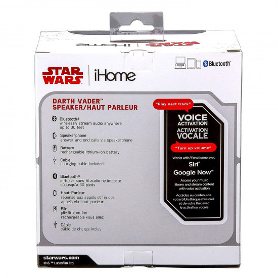 Portable acoustics of eKids/iHome Disney Star Wars Darth Vader Portable acoustics of eKids/iHome Disney Star Wars Darth Vader