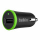Автомобильное зарядное устройство Belkin USB 2.4A + microUSB Cable Black Автомобильное зарядное устройство Belkin USB 2.4A + microUSB Cable Black