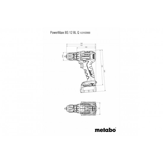 Accumulator Metabo PowerMaxx BS 12 BL Quick screw driver drill Accumulator Metabo PowerMaxx BS 12 BL Quick screw driver drill