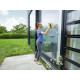 The vacuum cleaner for washing of windows of Karcher of KV 4 (vibropad) yellow The vacuum cleaner for washing of windows of Karcher of KV 4 (vibropad) yellow