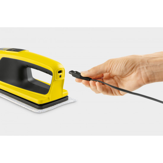 The vacuum cleaner for washing of windows of Karcher of KV 4 (vibropad) yellow The vacuum cleaner for washing of windows of Karcher of KV 4 (vibropad) yellow