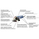 Angular Bosch Professional GWS 750S grinder Angular Bosch Professional GWS 750S grinder