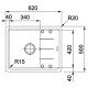 Кухонная мойка Franke BASIS BFG 611-62 серый камень (114.0565.090) Кухонная мойка Franke BASIS BFG 611-62 серый камень (114.0565.090)