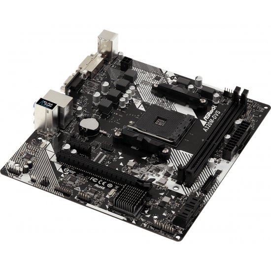 ASRock A320M-DVS motherboard ASRock A320M-DVS motherboard