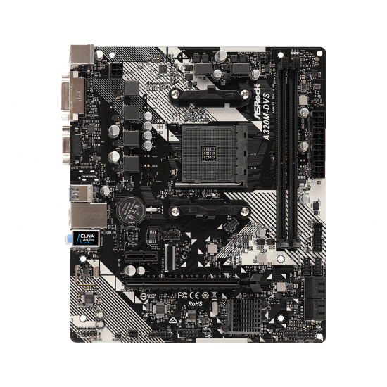 ASRock A320M-DVS motherboard ASRock A320M-DVS motherboard