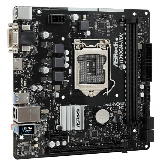 ASRock H310CM-HDV motherboard ASRock H310CM-HDV motherboard