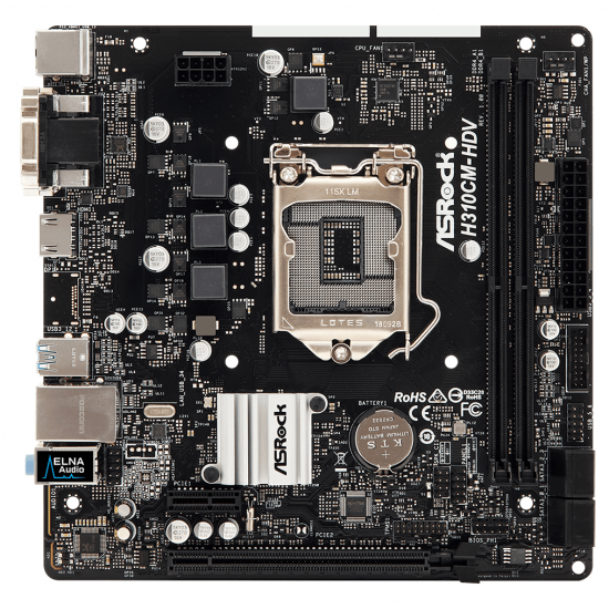 ASRock H310CM-HDV motherboard ASRock H310CM-HDV motherboard