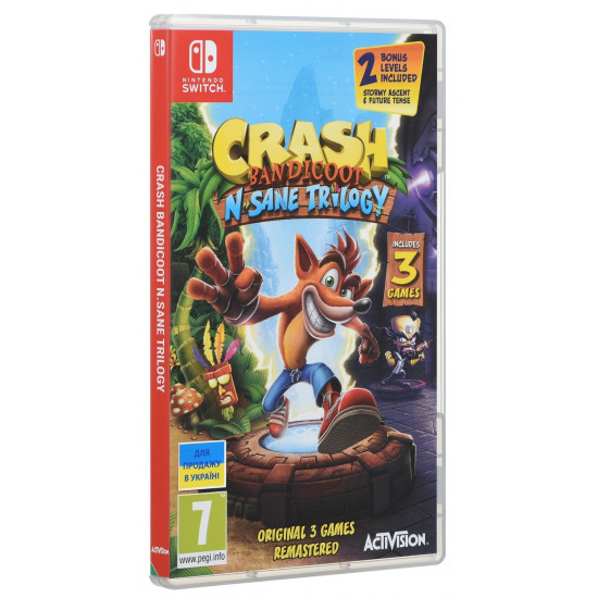 Игра Crash Bandicoot N'sane Trilogy (Nintendo Switch, Английский язык) Игра Crash Bandicoot N'sane Trilogy (Nintendo Switch, Английский язык)