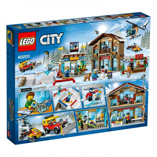 Конструктор LEGO City Гірськолижний курорт (60203) Конструктор LEGO City Гірськолижний курорт (60203)