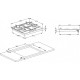 Cooking surface of Beko HILW64325SB Cooking surface of Beko HILW64325SB