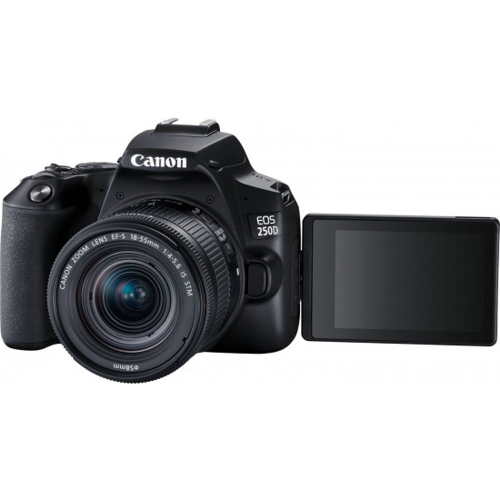 CANON EOS camera 250D 18-55 IS STM Black (3454C007) CANON EOS camera 250D 18-55 IS STM Black (3454C007)