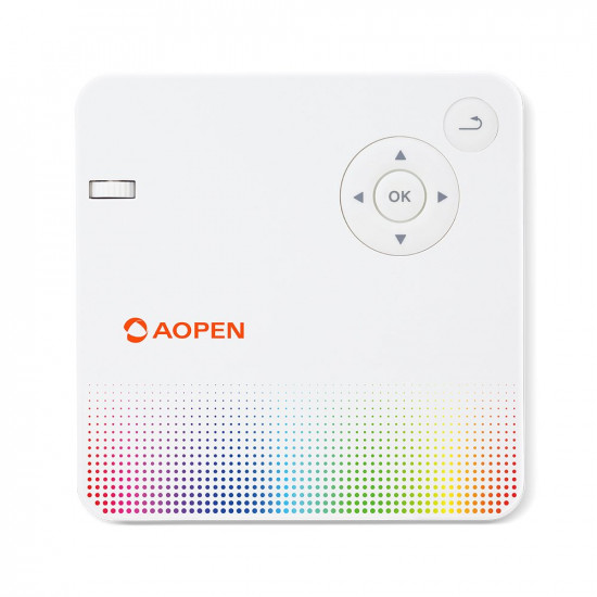 AOpen PV10 projector (DLP, FWVGA, 300 ANSI lm, LED), WiFi (MR.JRJ11.001) AOpen PV10 projector (DLP, FWVGA, 300 ANSI lm, LED), WiFi (MR.JRJ11.001)